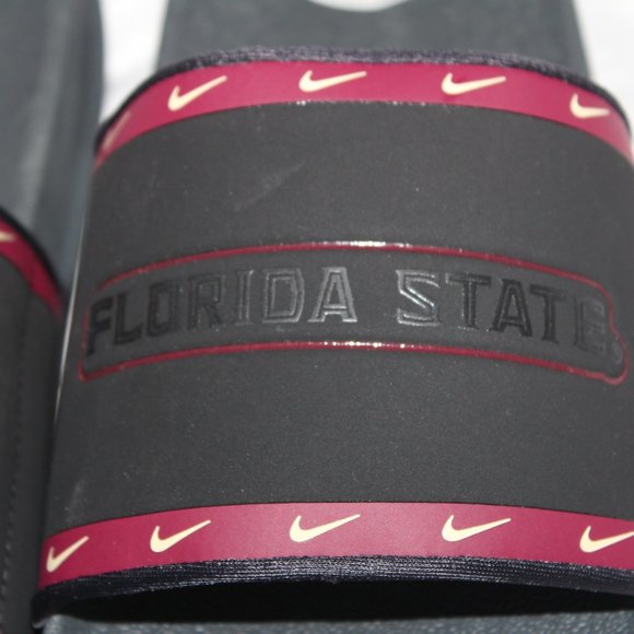 Nike Offcourt Slide FSU Florida State Sandals Black DD0524-001 - Picture 3 of 3